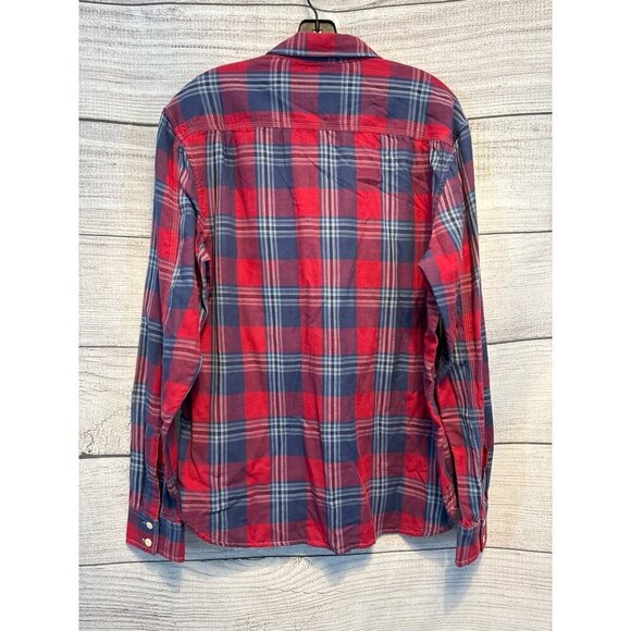 NWT Men's Lucky Brand Plaid Long Sleeve Button Down - Picture 3 of 3